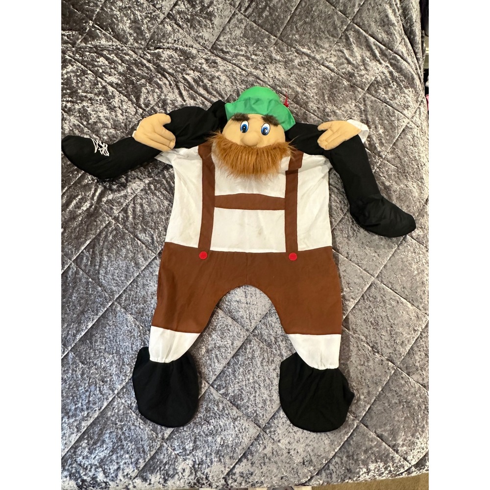 MorphCostumes Piggyback Bavarian Beer Guy One Size Brown Good